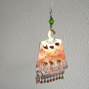Mixed Metal Ugly Christmas Sweater Ornament Wall Hanging